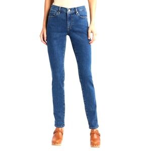 Frame Le Garcon Comfort Stretch Mid Rise Slim Boyfriend Ankle Blue Size 25